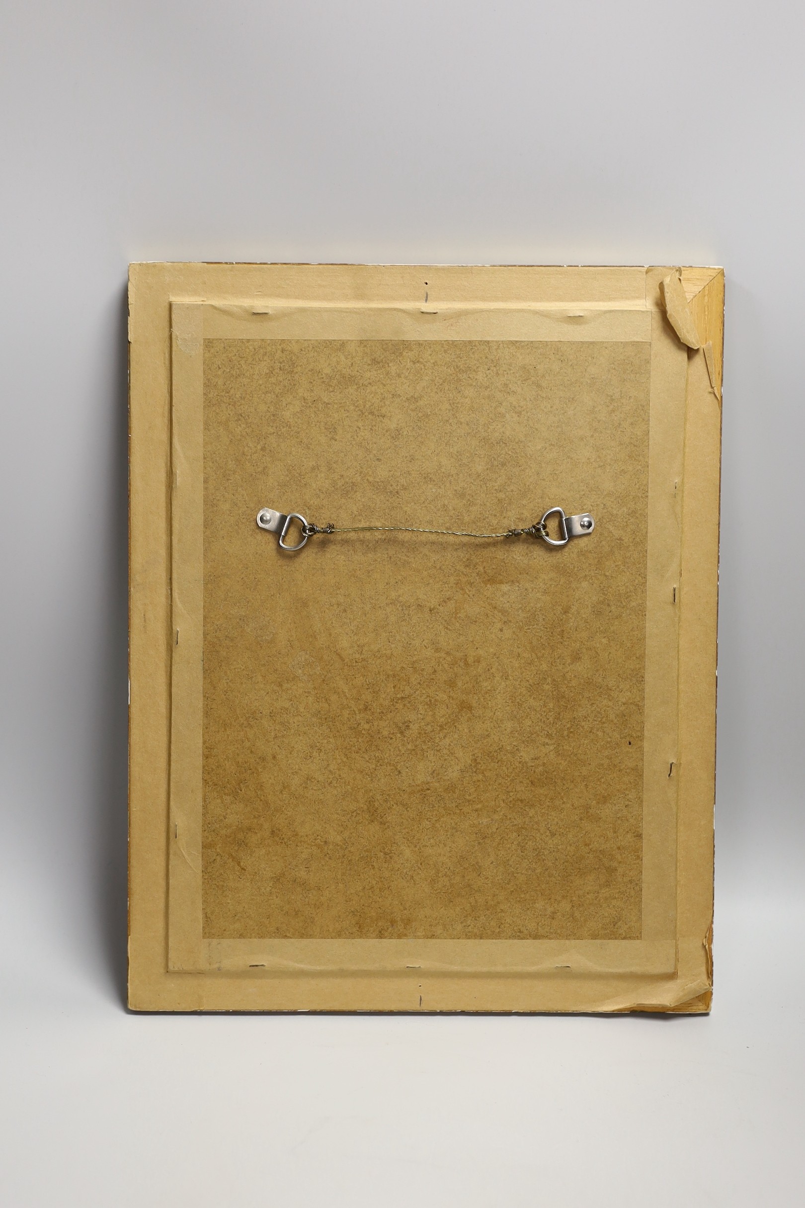 Rolex Interest - The Genius of Gregg Geist presentation advert inset with a bronze medal, 31 x 23 cm